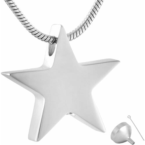 Cremation Jewelry for Ashes Star Urn Necklace Cremation Pendant Ash Holder Keepsake for Loved One