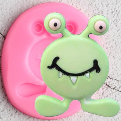 Monster Silicone Molds Halloween Cake Decorating Tools DIY Cookie Baking Cupcake Topper Fondant Candy Chocolate Gumpaste Moulds