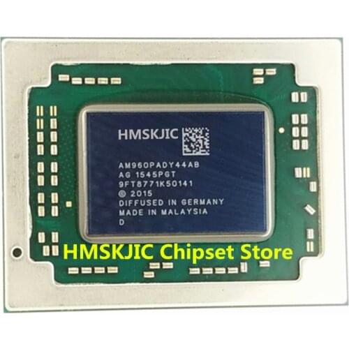 100% New AM960PADY44AB A10-Series for Notebooks A10-9600P, 2.4 GHz, quad-core lead-free BGA chip with ball Good Quality