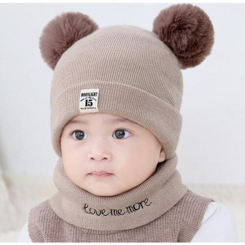 2018 new hat autumn and winter baby hat baby wool hat warm baby child hat