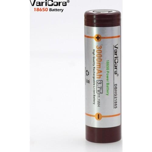 VariCore Original HG2 18650 3000mAh battery 18650HG2 3.6V discharge 20A, dedicated electronic Power battery