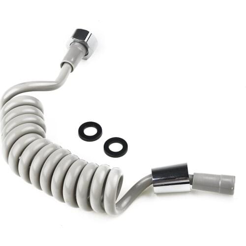 Telephone Line Spring Elastic Shower Hose Faucet Toilet Bidet Spray Connecting