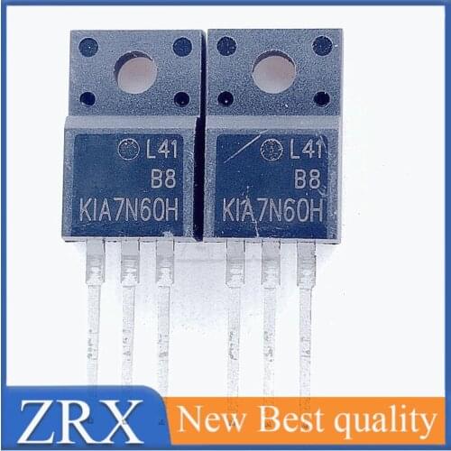 5Pcs/Lot KIA7N60HF Kia7n60h 7N60 TO-220F straight field effect Tube, new original stock