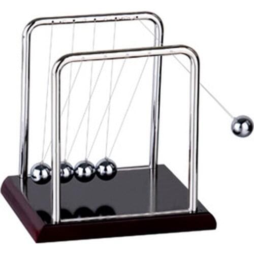 Early Fun Development Educational Desk Toy Gift Newtons Cradle Steel Balance Ball Physics Science Pendulum