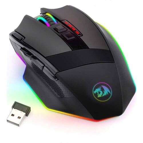 Redragon M801P Sniper RGB Wired Wireless Gaming Mouse 16000 DPI 10 buttons Programmable ergonomic for gamer Mice laptop PC