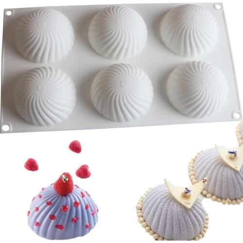 Ball Sphere Silicone Mold For Cake Pastry Baking Chocolate Candy Fondant Bakeware Round Shape Dessert Mould DIY Decorating