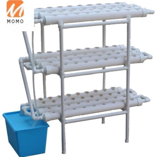 Hydroponics Nft System with 36/54/72/108 Holes Kits,Vertical Hydroponic Growing Systems PVC Tube Plant Vegetable