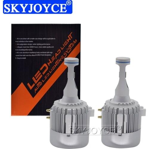 SKYJOYCE 1 Set G2 Auto LED Headlight Lamp For VW Golf 6 Golf 7 Jetta MK6 Touran Scirocco 6000K White H7 LED Canbus Headlamp Bulb
