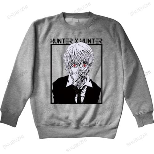 Mens hoodie Hunter X Hunter autumn Harajuku Cool Unisex long sleeve hoodies Anime Print Streetwear hoody Killua Zoldyck Tops