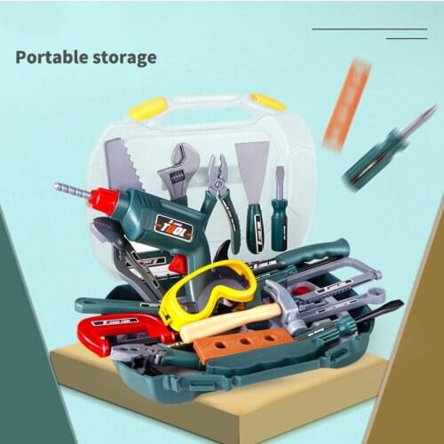 26PCS Kids Simulation Repair Tool Set Plastic Pretend Play House Screwdriver Disassembly Game Learning Puzzle Boy Girl Toy Gift