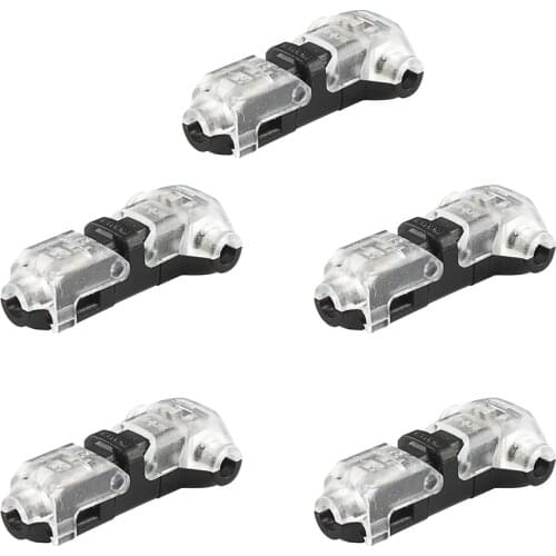 5PCS Low Voltage Wire Connectors 1 Pin 1 Way Universal Compact Wire I Tap Terminals Quick Splice Wire Wiring Connectors