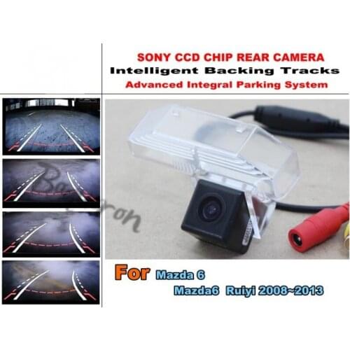 For Mazda 6 Mazda6 For Mazda 6 Ruiyi 2008~2013 Intelligent Dynamic Tracks Rear View Reverse Backup Trajectory Camera hd ccd