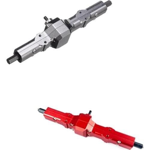 For WPL D12 1/12 RC Car Upgrade Parts Metal Rear Bridge Axle Gear Box Replacement Accessories