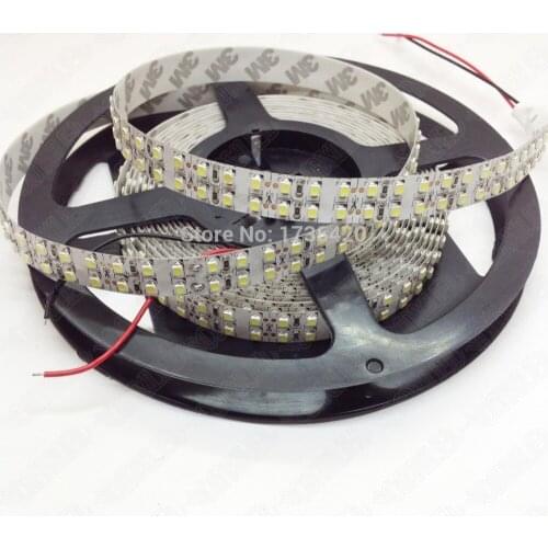 Double Row 3528SMD LED Strip Non-waterproof IP22 LED Light Lamp 240 LEDs M 5m/Lot DC 12V Fita De LED Tira High Brightness
