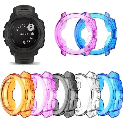 Shockproof Light-weight Case Fit for Garmin-Instinct Protector Shell Protective Case TPU Ultra-Thin Protective Cover
