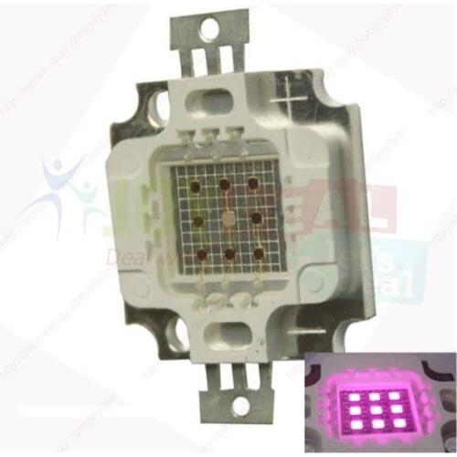 10W Red 660nm + Blue 450nm 8:1 Hybrid High Power LED Light Source for Plant Grow DIY