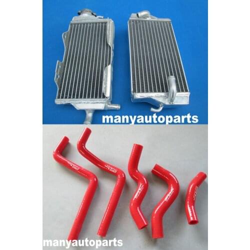GPI for Honda CR125/CR 125 R/CR125R 2-stroke 2000 2001 aluminum alloy radiator & red hose