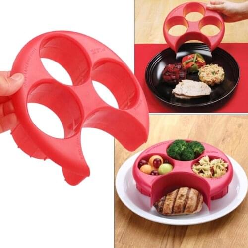 1PC Food Proportioner Meal Portion Control Cooking Tool Weight Loss Fitness Tool Kitchen Food Tableware Set Food Portioner