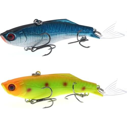 HISTOLURE New Fishing VIB 23g 8.3cm Sinking Vibration Fishing Lure Hard Plastic Artificial Bait Winter Ice Fishing Trout Tackle
