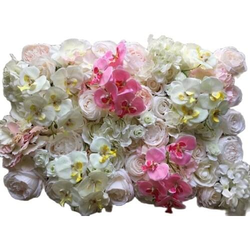 10pcs/lot Artificial silk hydrangea rose orchid 3D flower wall wedding backdrop decoration flower stage decoration TONGFENG