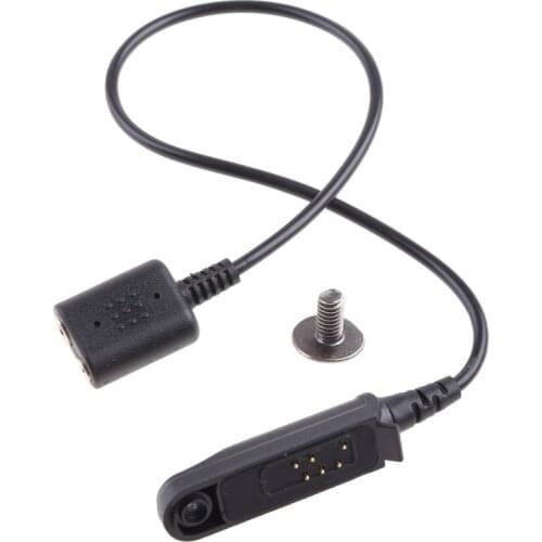 Adapter Cable Baofeng UV-9R Plus UV-XR Waterproof to 2 Pin Suitable for UV-5R UV-82 UV-S9 Walkie Talkie Headset Speaker Mic