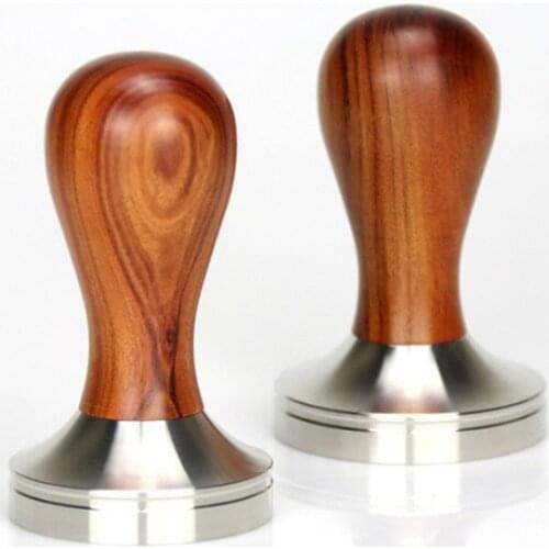 Tamper for Coffee Wooden Barista Espresso Machine Grinder 49mm 51mm Coffee Tamper Espresso Powder Hammer Coffee Accessories