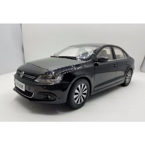 1:18 Diecast Model for Volkswagen VW Sagitar 2012 Euro Jetta MK6 Black Alloy Toy Car Miniature Collection Gifts