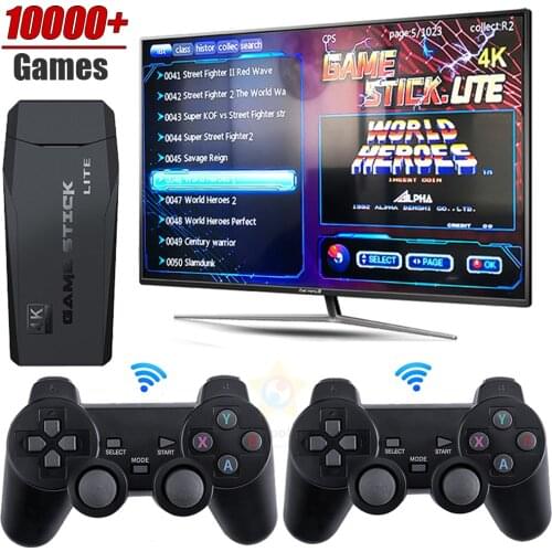 Portable M8 4K TV Video Game Console With 2 2.4G Wireless Controller Support FC PS1 Classic Games Mini Retro Game Console