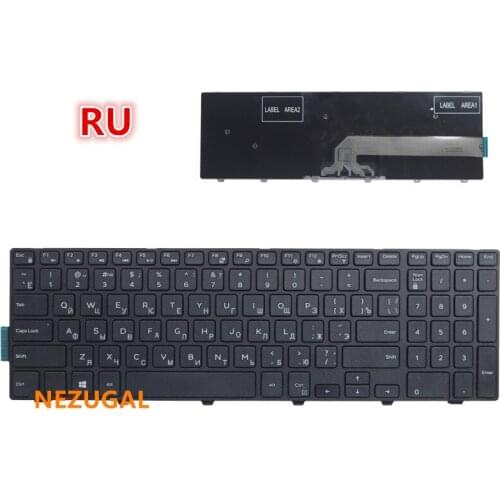 Russian Keyboard FOR DELL Inspiron 15 3000 5000 3541 3542 3543 5542 5545 5547 15-5547 15-5000 15-5545 17-5000 RU laptop keyboard