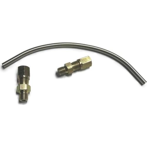 TXED01 Double Cylinder Air Compressor Connector High Pressure Cylinder Head and Low Pressure Cylinder Head Hose 6*1 Hose 1 PCS