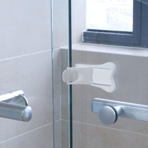 2Pcs Protecting Baby Safety Sliding Door Window Wardrobe Closet Lock Children Care Protection