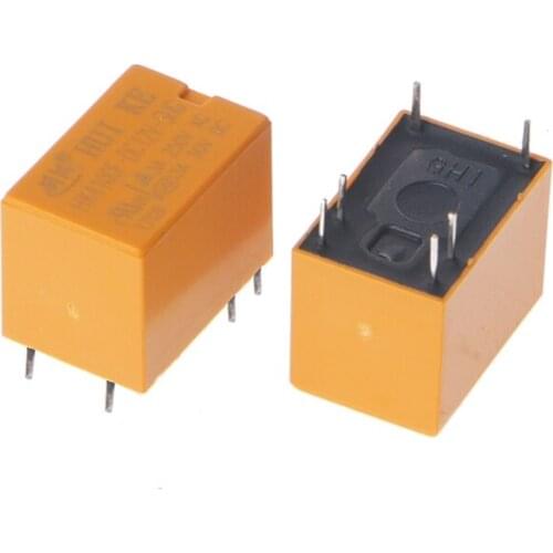 2019 New 5 Pcs Power Relay HK4100F-DC12V-SHG 6 Pins 3A For General Purpose Electric Supply