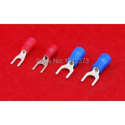 250PCS/lot pre-insulating terminal SV1.25-4s 22-18AWG(0.5-1.5 square meter) wire connector