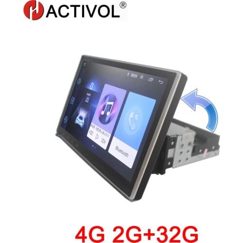 HACTIVOL Rotatable 2G+32G Android 9.1 Car Radio stereo for universal car dvd player gps navigation bluetooth wifi car accessory