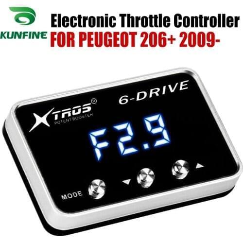 Car Electronic Throttle Controller Racing Accelerator Potent Booster For PEUGEOT 206+ 2009-2019 Tuning Parts