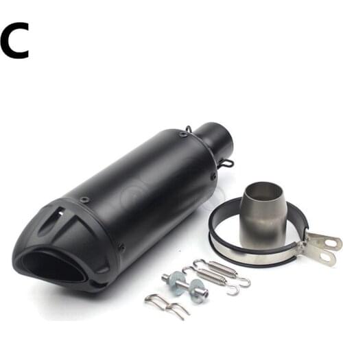 Free shipping 51mm Universal Motorcycle Exhaust Muffler Pipe Escape Moto Racing for Yamaha MT07 MT09 TMAX530 500 with laser logo