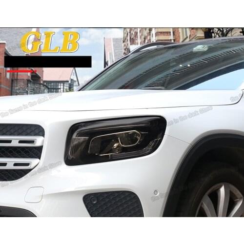 Lsrtw2017 black transparent car headlight taillight protective film sticker for Mercedes Benz Glb 2019 2020 2021 X247 styling