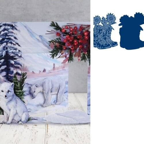 Floral Docs Metal Cutting Dies Scrapbook Diary Decoration Stencil Embossing Template DIY Greeting Card Handmade 2021 New Arrive