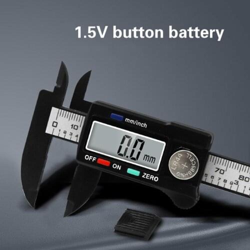 Electronic digital display traveling scale 0-100mm key plastic measuring tool internal and external diameter measuring tool