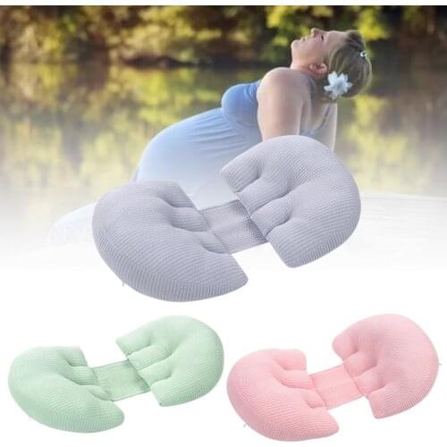 Pregnancy Side Sleeping Cotton Pillow Washable Stomach Lift Side Sleeper Maternity Belly Support Waist Protection Pillows