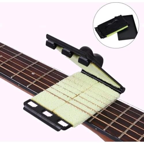 Cotton Electric Guitar Bass Strings Scrubber Fingerboard Rub Cleaning Tool Maintenance Care Bass Cleaner Guitar Part Accessories