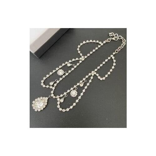 European and American classic fashion drop pendant necklace