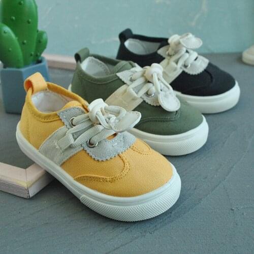 New soft-soled baby shoes, childrens shoes, candy color canvas shoes