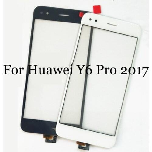 For Huawei Y6Pro 2017 only Front Glass Lens + Touch Screen Digitizer For Huawei Y6 Pro 2017 Y 6 Pro not LCD Screen