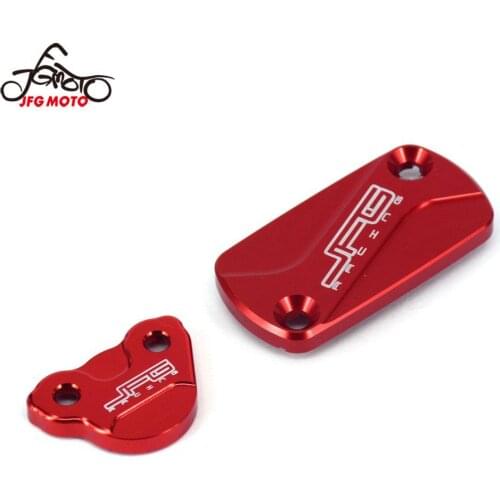 CNC Motorcycle Front Rear Brake Fluid Reservoir Cap Cover For HONDA CR125R CR250R CRF150R CRF250R CRF250X CRF450R CRF250RX CRF