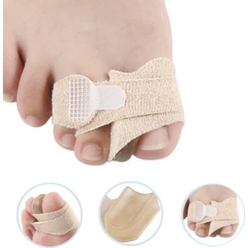 Professional Foot Silicone Separator Splint Breathable Elastic Hallux Valgus Corrector Bandage