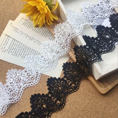 Wide 5.5CM Export Polyester Retro Water Soluble Lace Clothes Skirt Collar Side Decoration Home Accessories