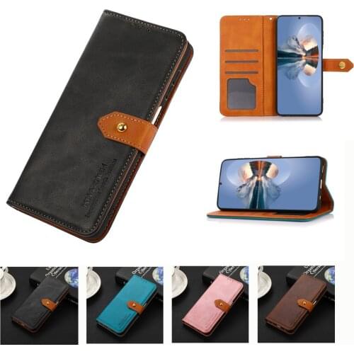 Folded Stand Phone Case for Huawei Honor X10 9X 30 Lite 30S 9C 20E Play 5 4T 9A Nova 7 8 Pro Coque Card Holder Flip Wallet Cover