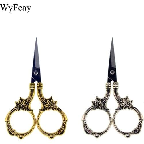 Vintage Scissor Sewing Tailor Handicraft Embroidery Fabric European Retro Classic Antique Craft Sewing Tool Needlework Scissors