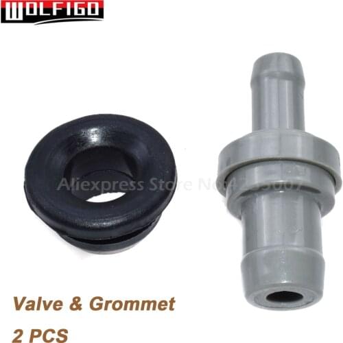 WOLFIGO 1 PC / 2 PCS / 10PCS PCV Valve Grommet For Toyota Corolla Celica 4AFE 7AFE 93-97 12204-15050,90480-18001 New